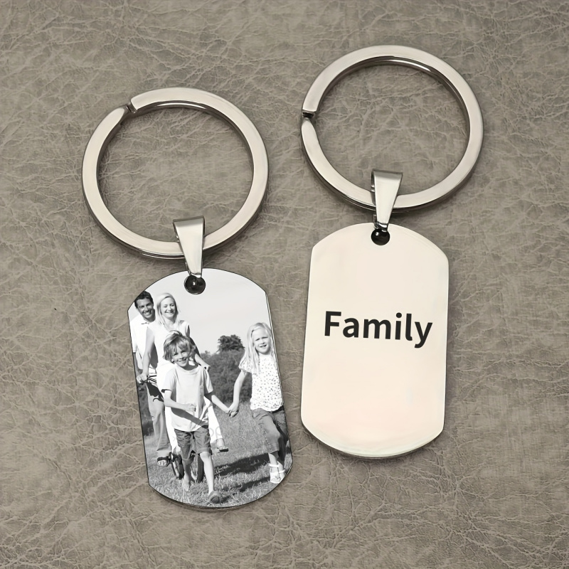 Custom Photo Keychain Personal - огляд і ціна Initial Ring Custom