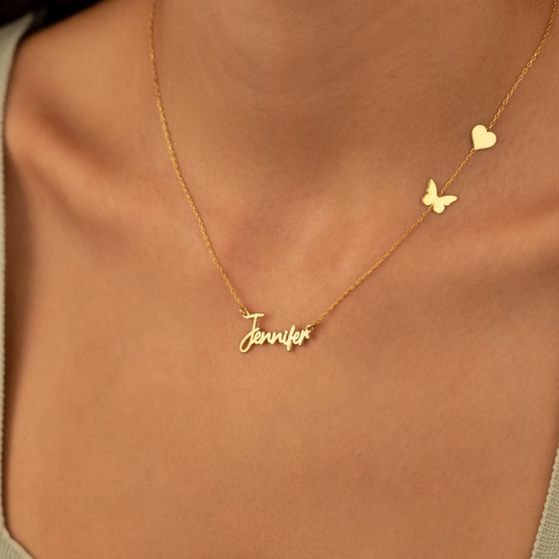 Personalized Customized Butter - огляд і ціна Birth Flower Necklace