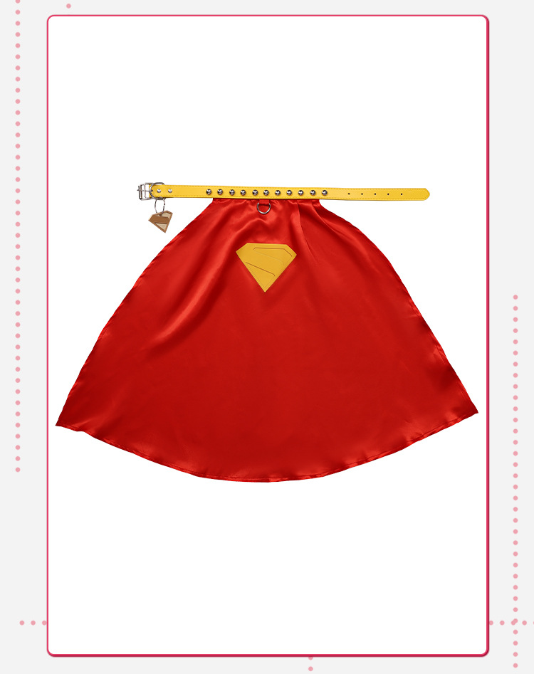 Red Krypto Cosplay Cloak Super - огляд і ціна Pet Portrait Custom