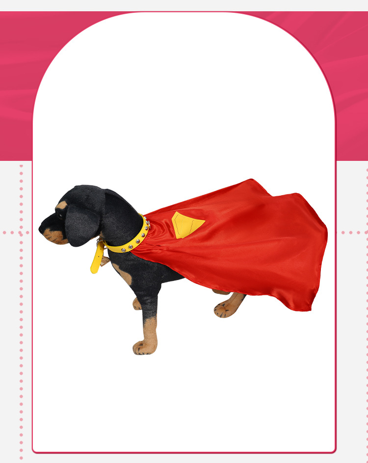 Red Krypto Cosplay Cloak Super - огляд і ціна Pet Portrait Custom