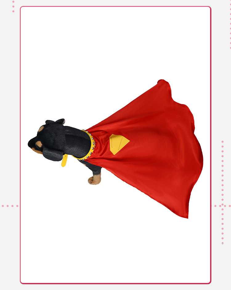 Red Krypto Cosplay Cloak Super - огляд і ціна Pet Portrait Custom